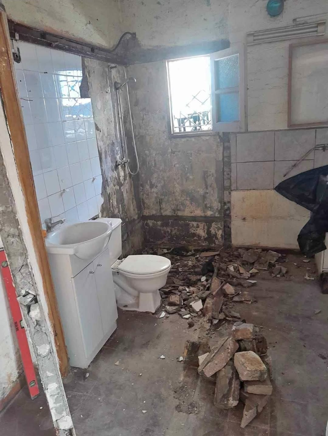 Baño antes de la remodelación